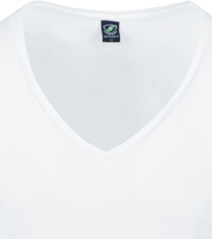 Suitable Vibamboru T-Shirt Deep V-Neck White 2-Pack 3160 DeepV Bambo  Vibamboru order online