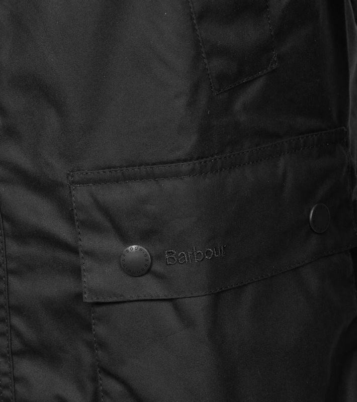 Barbour Ashby Wax Jacket - Black Classic Lining | Urban Excess. – URBAN  EXCESS