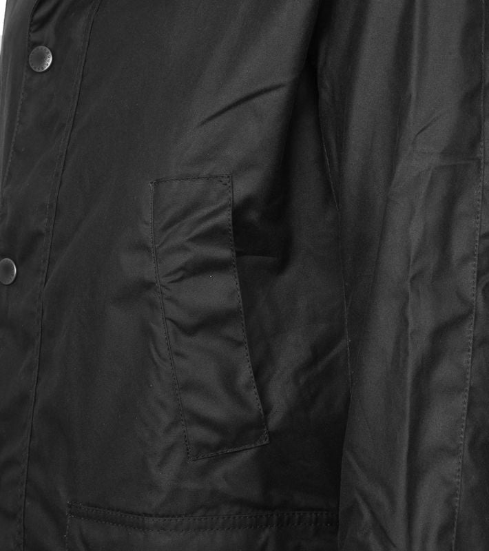 Barbour Black Ashby Wax Jacket Barbour