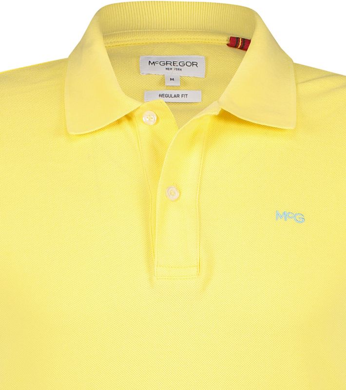 McGregor Polo Shirt Pique Yellow