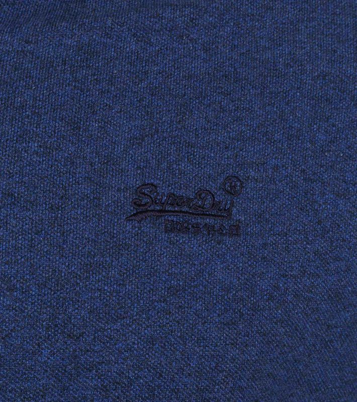 Superdry Classic Polo Shirt Pique Dark Blue