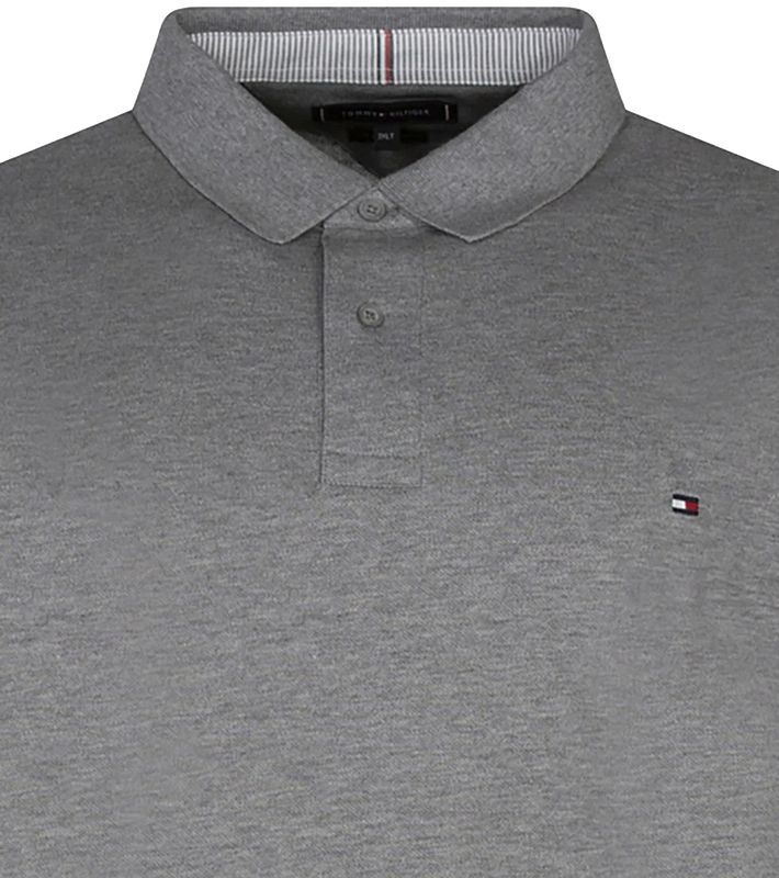 Tommy hilfiger grey polo hot sale shirt