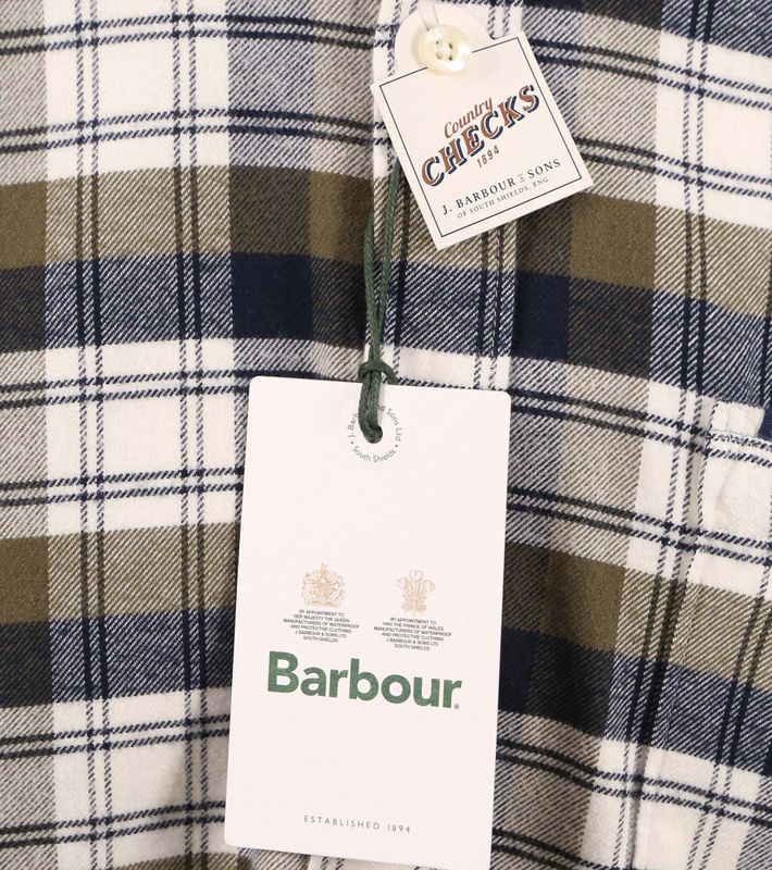 Barbour Stonewell Overhemd Ruit Groen
