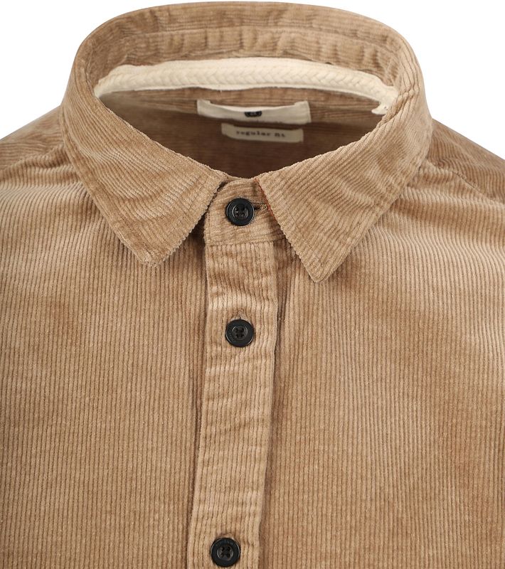 Corduroy discount overhemd beige