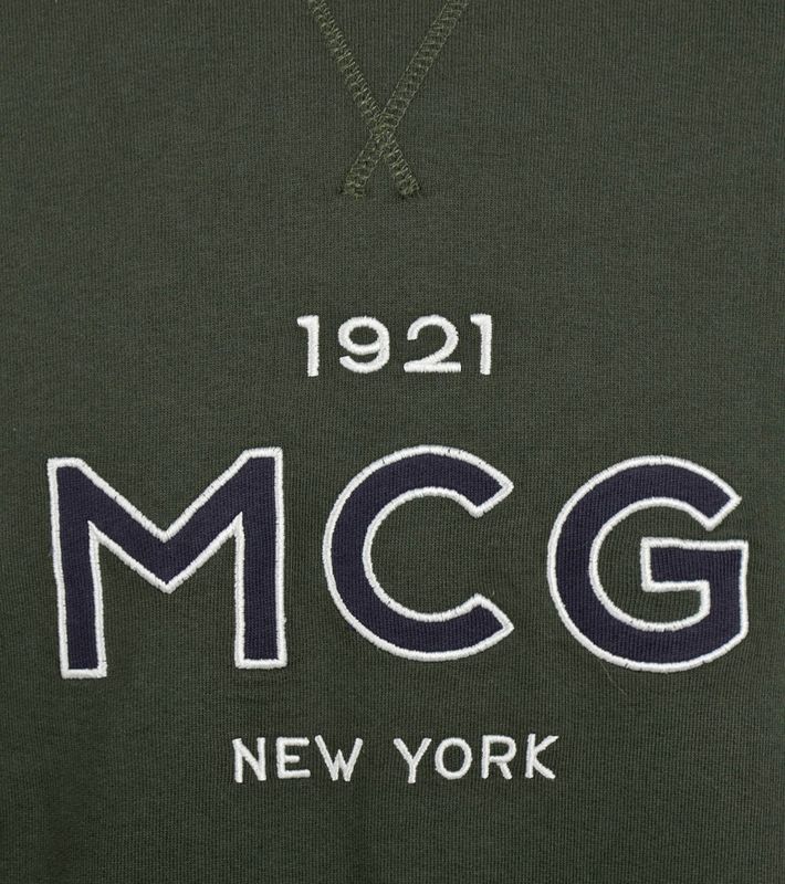 McGregor Sweater Logo Donkergroen
