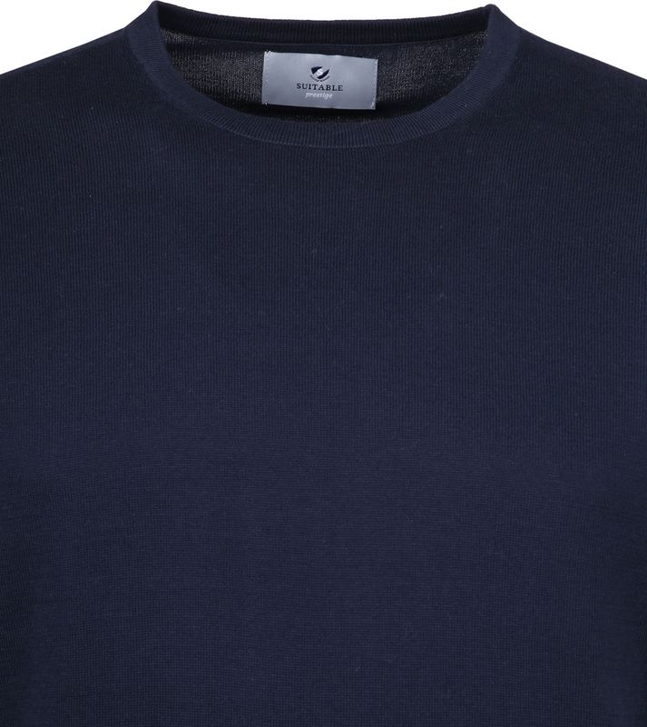 Suitable Prestige T-shirt Knitted Navy