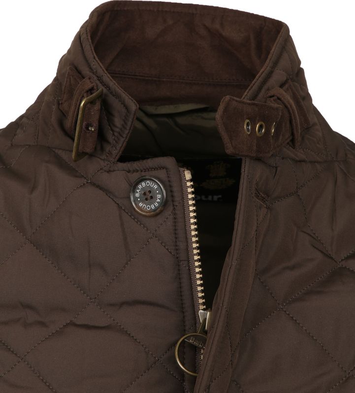 Barbour Jacket Quilted Lutz Brown