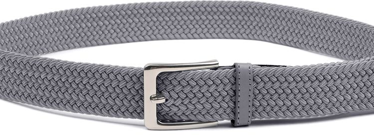 Mens Black and Grey Braided Belt, Shop Mens Belts Online