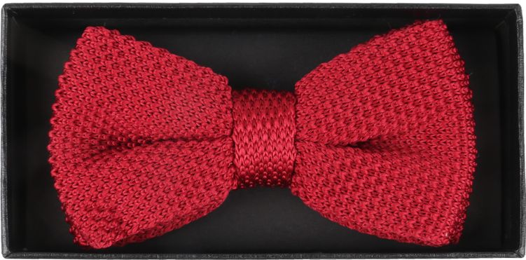 BTKN-04-013 Rot | Smoking Suitable Suitable online Fliege Knitted Bordeaux bestellen