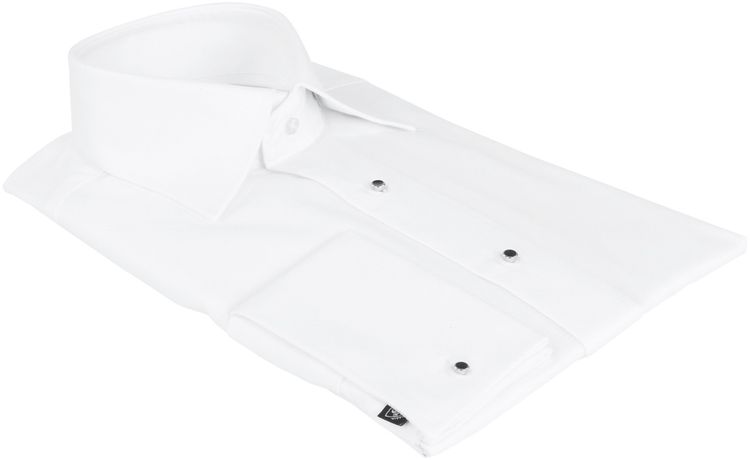 Suitable Weißes Smoking Hemd N-100 100%2ply Cot WS