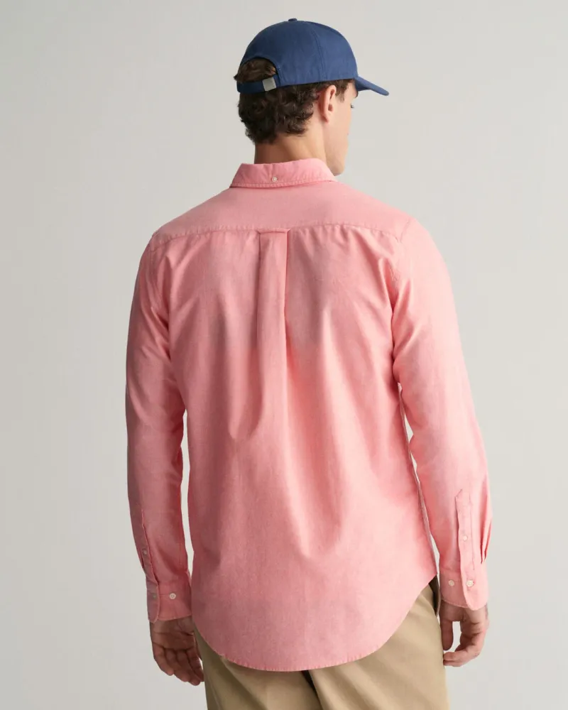 Gant Casual Overhemd Oxford Roze