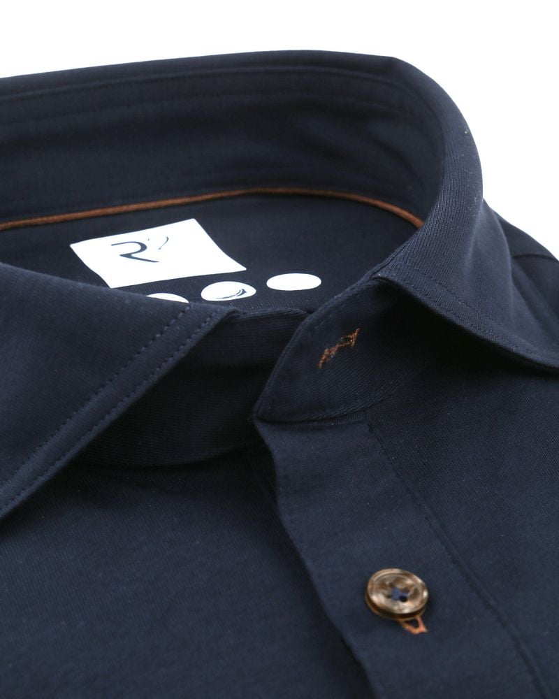 R2 Amsterdam R2 Long Sleeve Polo Jersey Navy