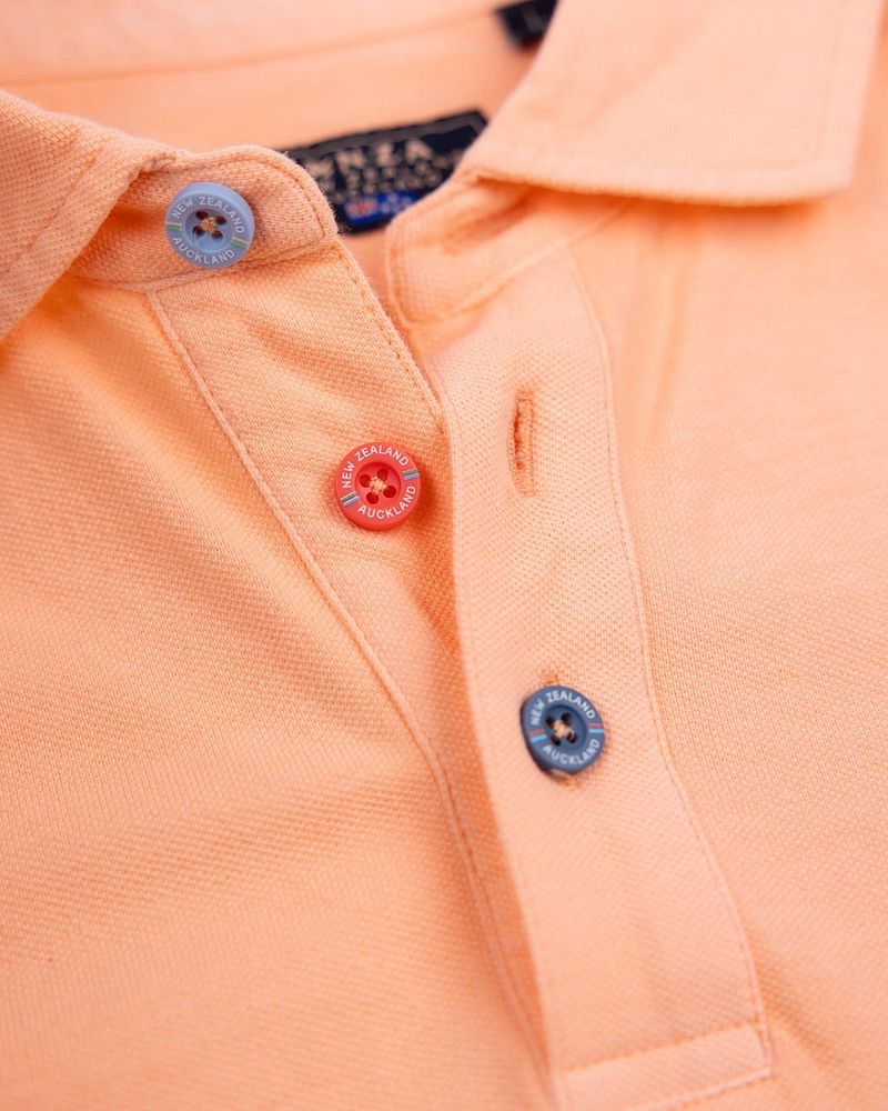 new zealand auckland NZA Polo Peter Apricot Orange