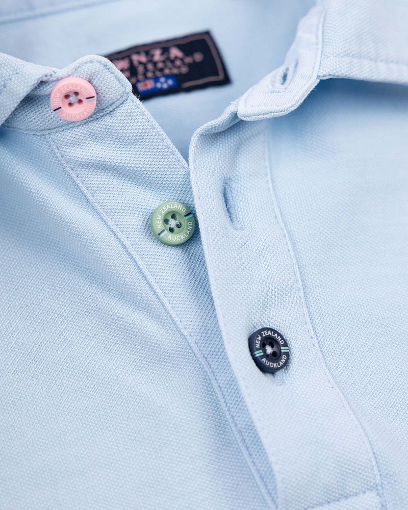 new zealand auckland NZA Polo Peter Pastel Blue