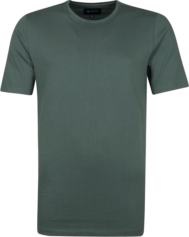 Suitable Respect T-shirt Jim Foncé Vert Vert foncé taille M