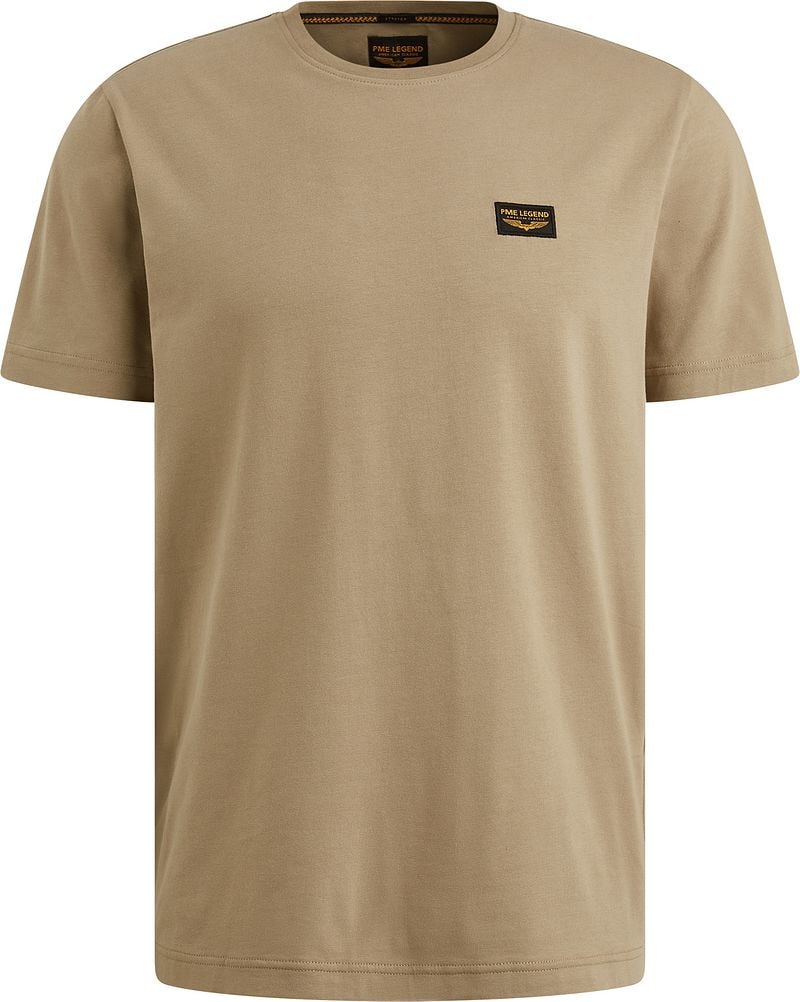 PME Legend American Classic T-Shirt Seneca Rock Beige - Größe 3XL günstig online kaufen