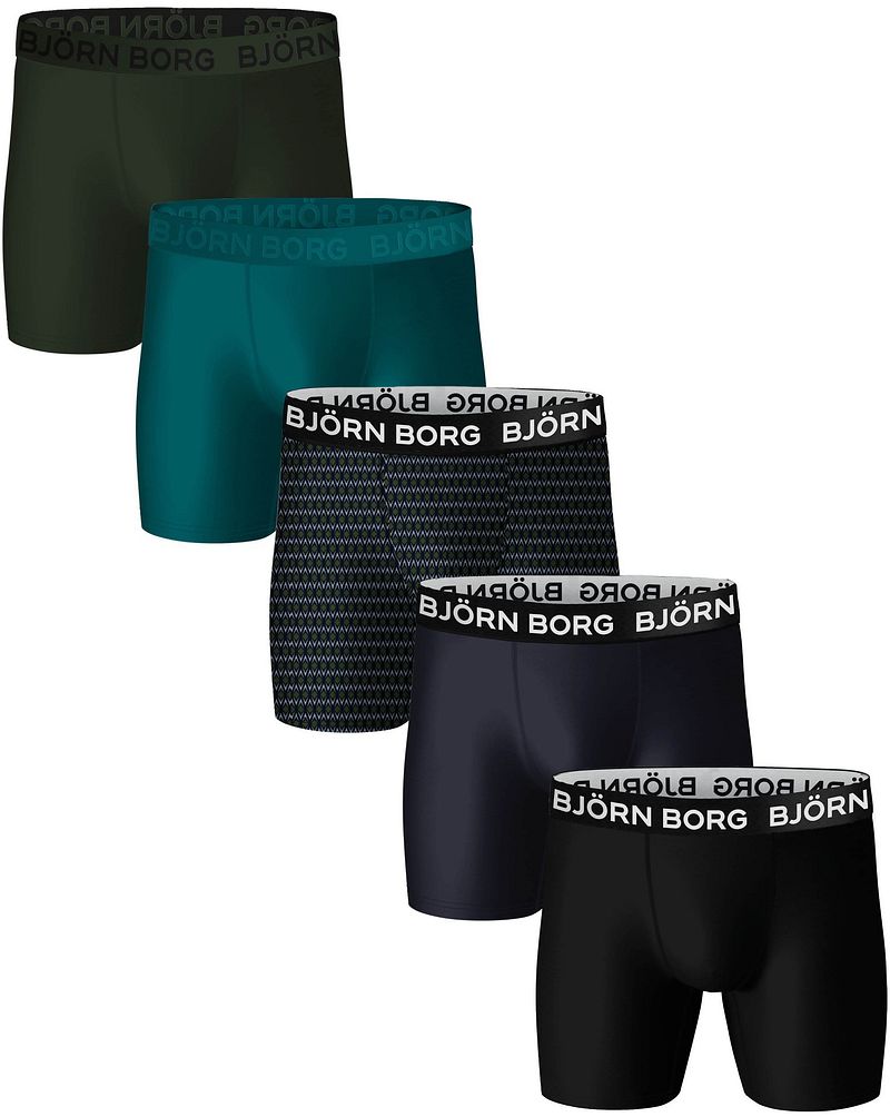 Bjorn Borg Björn Borg Performance Boxershorts 5-Pack Multicolour