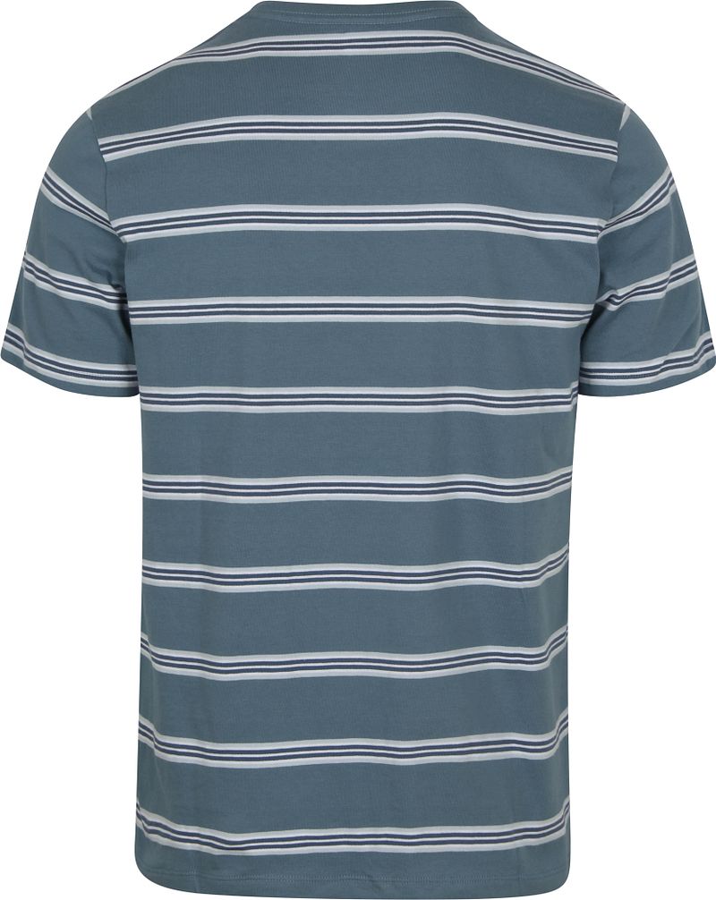 Levi's T-shirt Original Stripe Rowan Steam Blue
