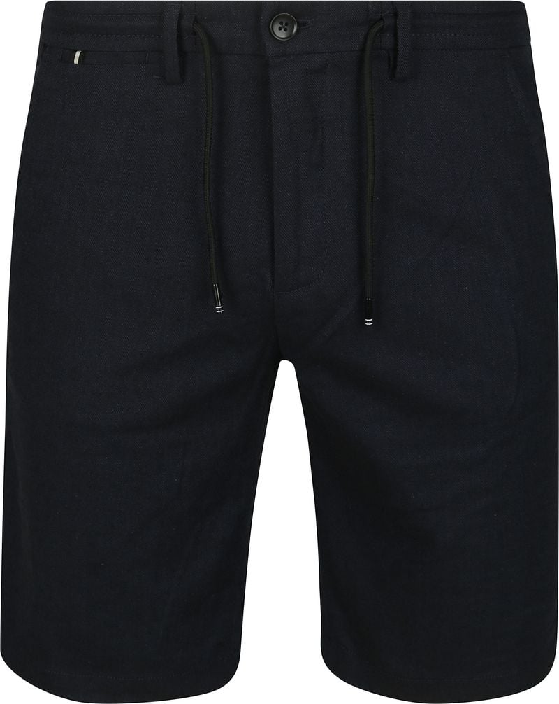 Vanguard V11 Short Herringbone Linen Blend Navy - Größe 33 günstig online kaufen