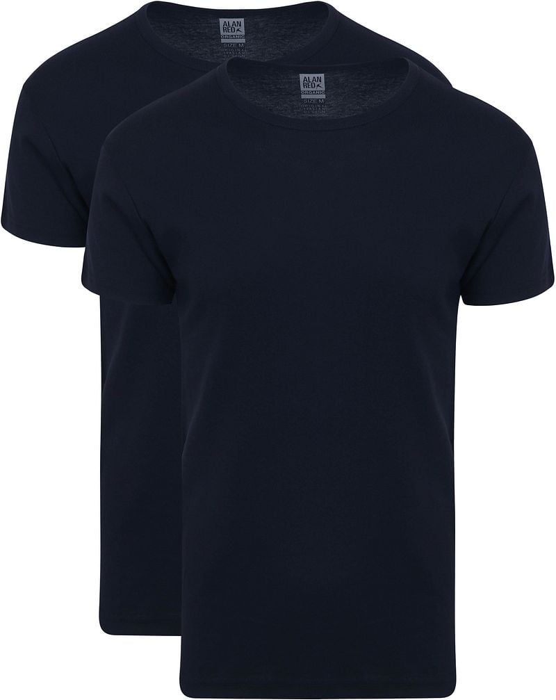 Alan Red Copenhagen T-Shirt Navy 2er-Pack - Größe S günstig online kaufen