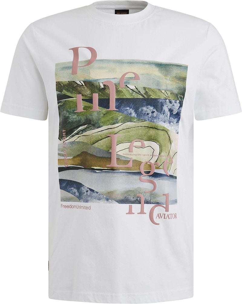 PME Legend T-Shirt Artwork Weiß - Größe L günstig online kaufen