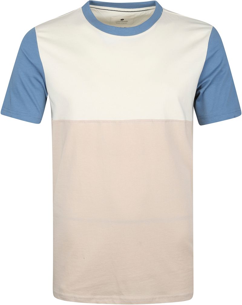 Anerkjendt T-shirt Akrod Colorblock Multicoloré Beige Blanc cassé taille M