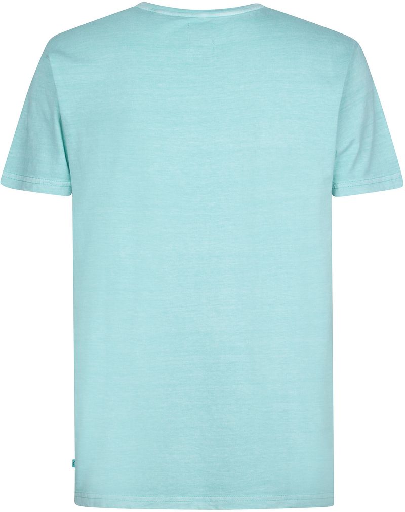 Petrol T-Shirt Key Melange Aqua