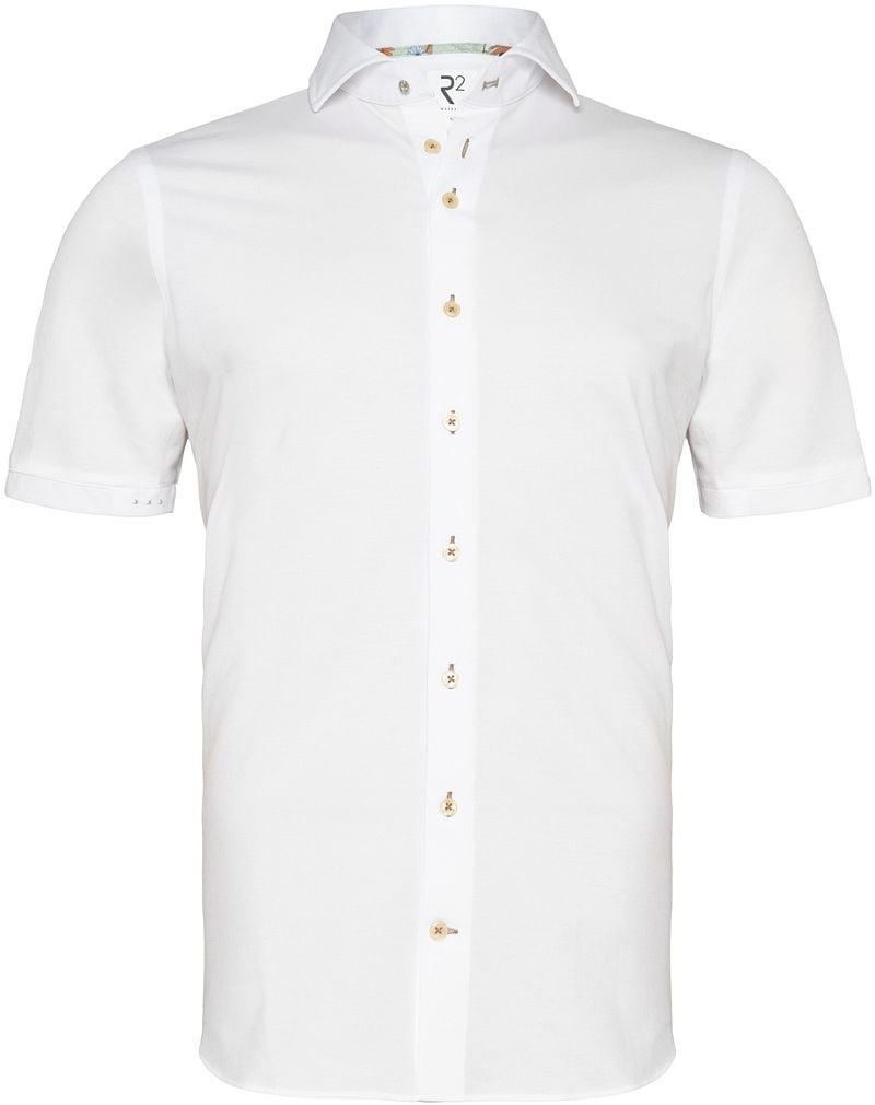 R2 Japanese Knitted Hemd Shortsleeve Weiß - Größe XXL günstig online kaufen