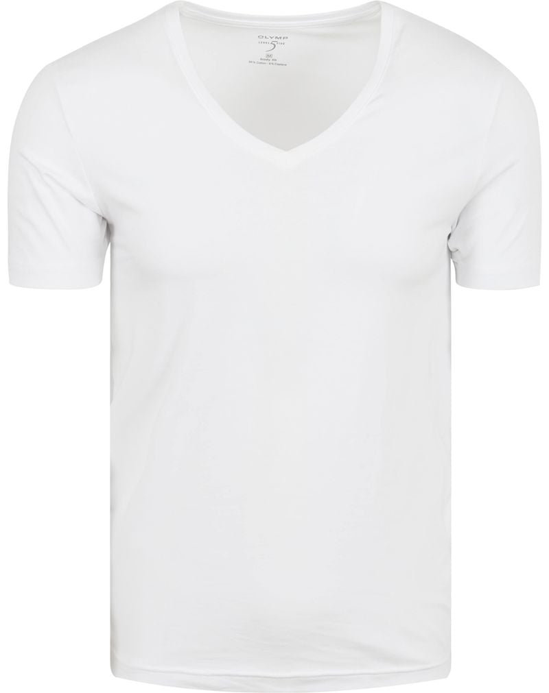 Olymp T-Shirt Diepe V-Hals
