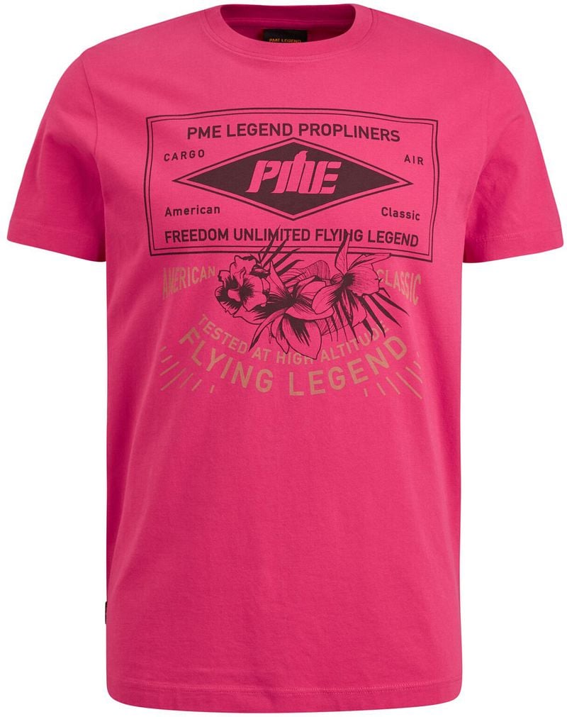 PME Legend Jersey T-Shirt Logo Rosa - Größe L günstig online kaufen