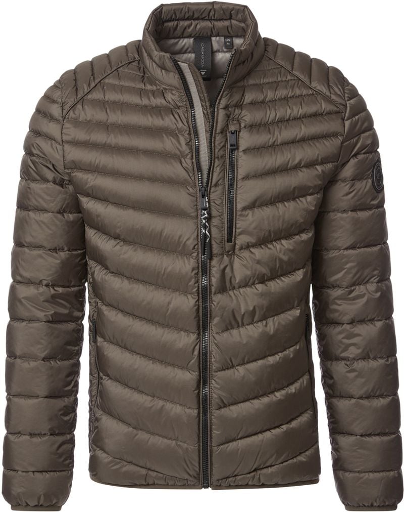 Casa Moda Jas Puffer Taupe