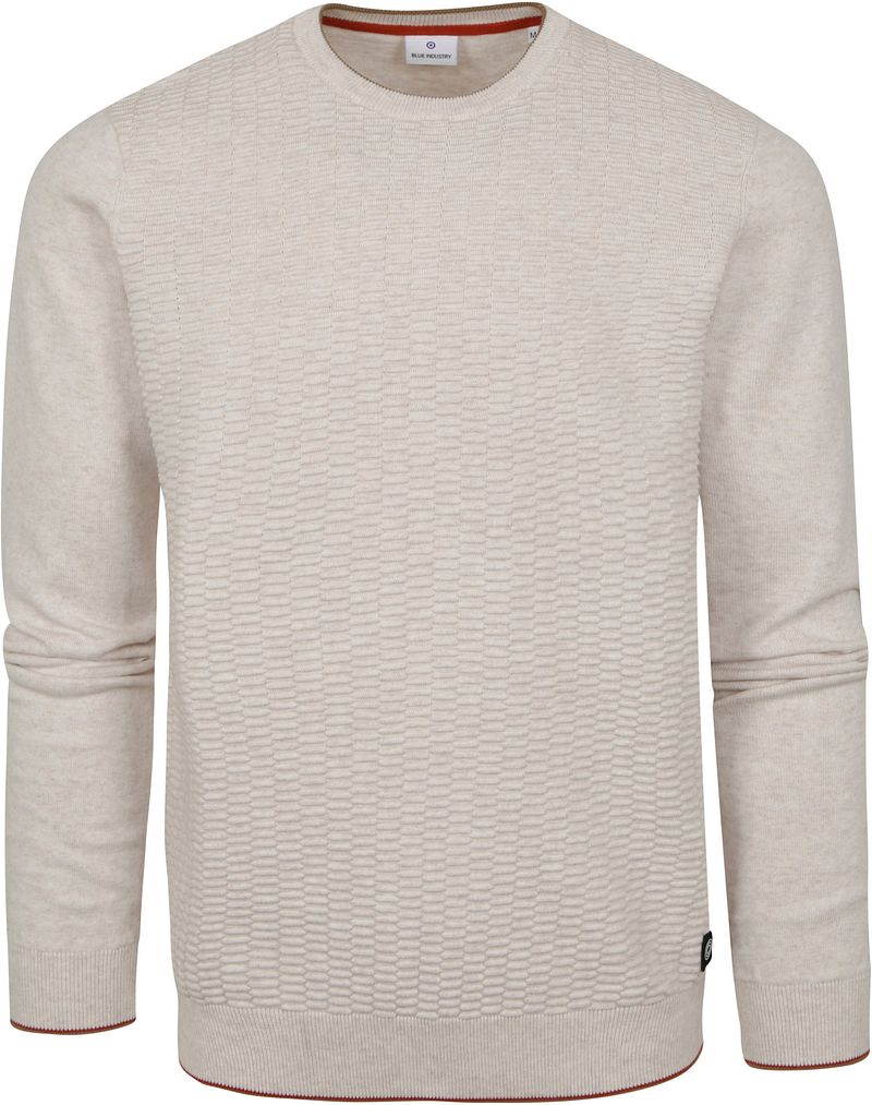Pull texturé Blue Industry clair Beige taille S