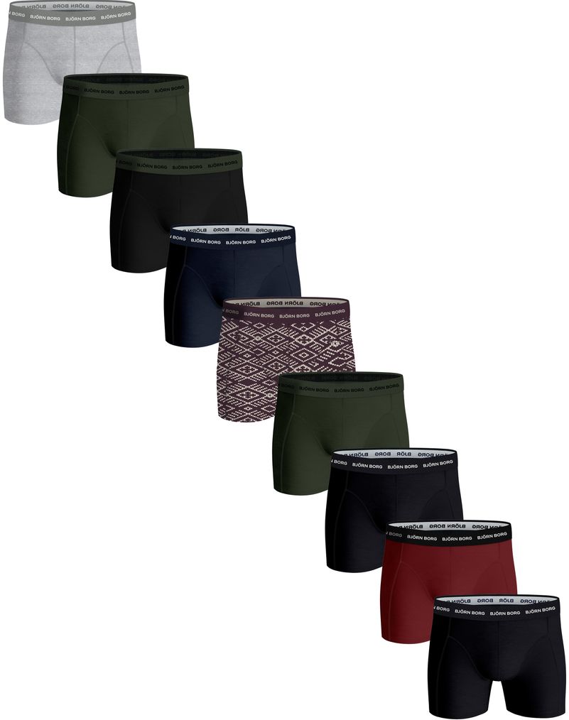 Bjorn Borg Boxers Cotton Stretch 9 Pack Multicolour