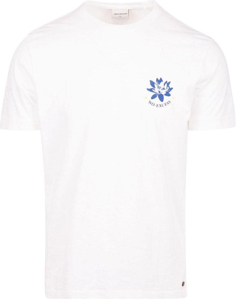 No Excess T-Shirt Backprint Weiß