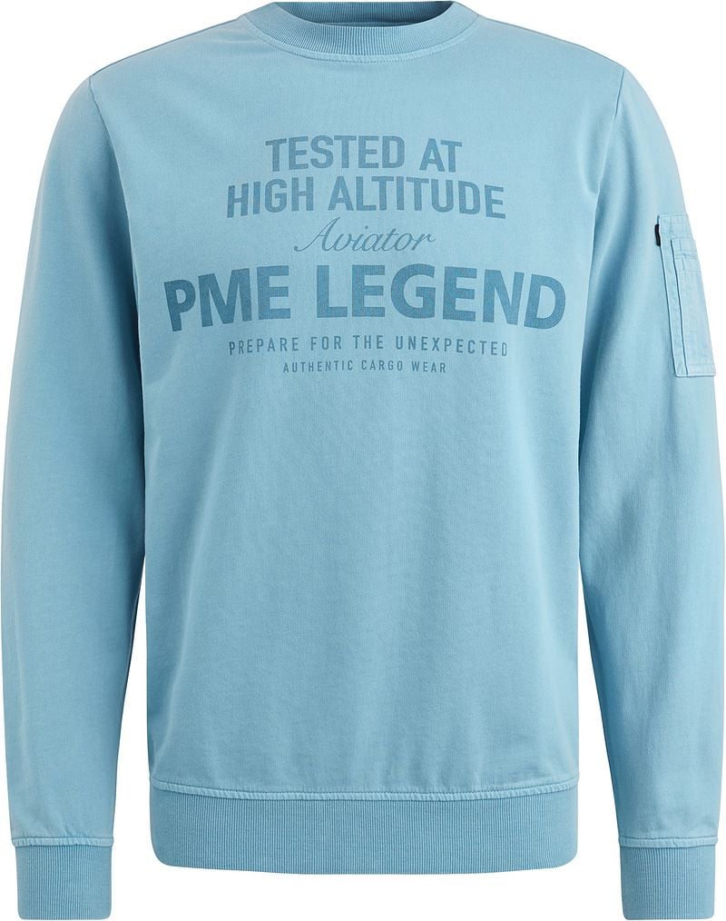 PME Legend Sweater Logo Hellblau - Größe XXL günstig online kaufen