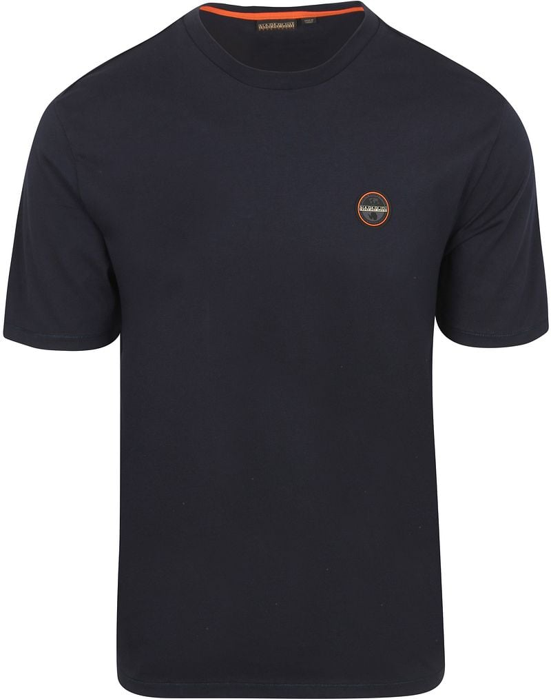 Napapijri Badge T-shirt Navy - Größe XL günstig online kaufen