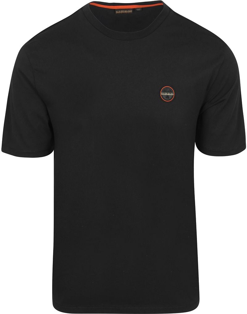 Napapijri Badge T-shirt Schwarz - Größe L günstig online kaufen