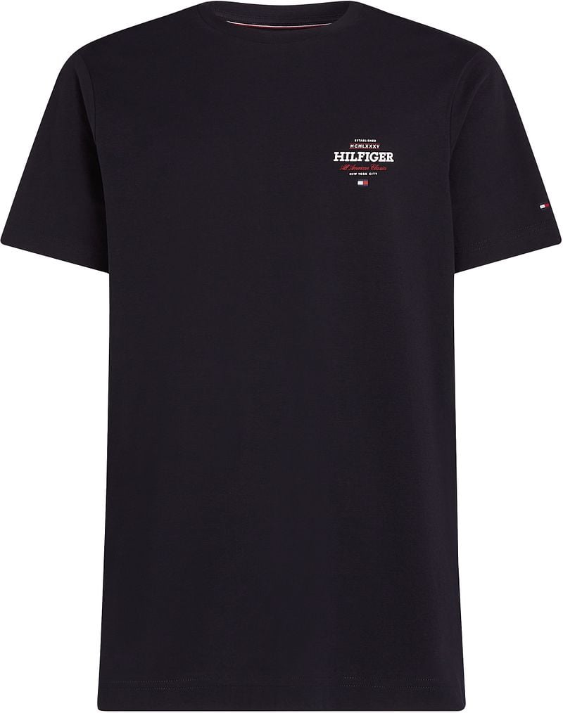 Tommy Hilfiger T-shirt Logo Monotype Navy - Größe M günstig online kaufen