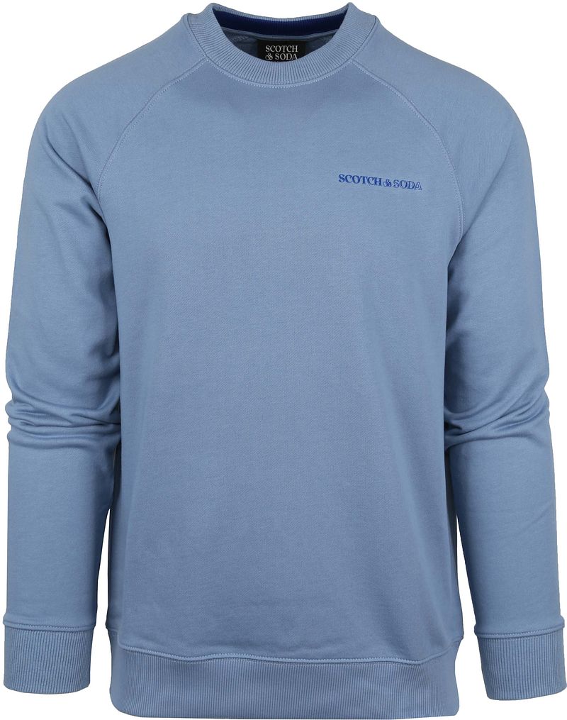 Scotch and Soda Pull Logo Bleu taille S