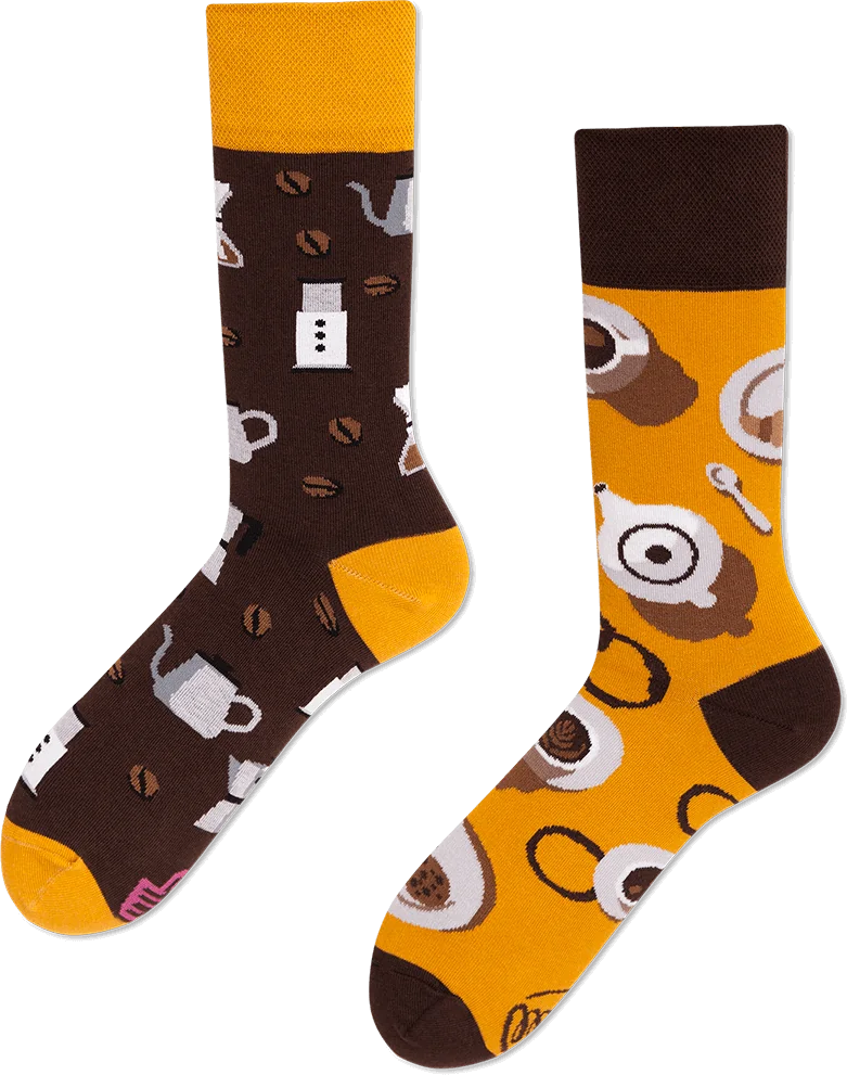 Many Mornings Socken Coffee - Größe 43-46 günstig online kaufen