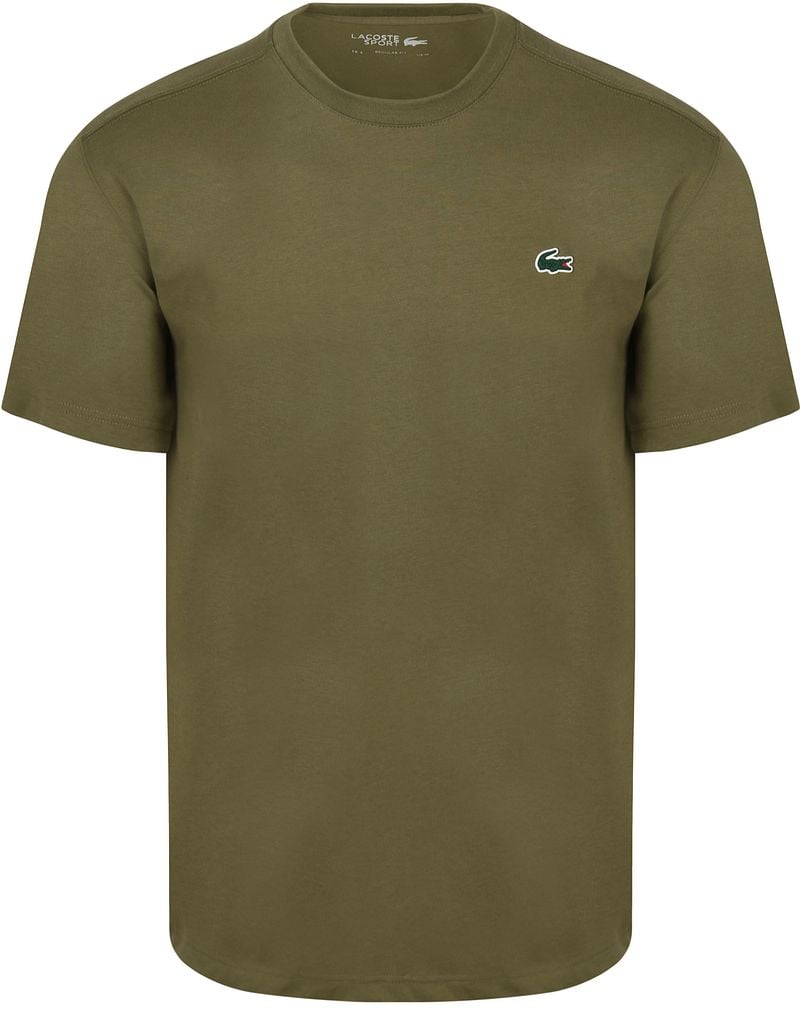 Lacoste T-Shirt Olivgrün - Größe M günstig online kaufen
