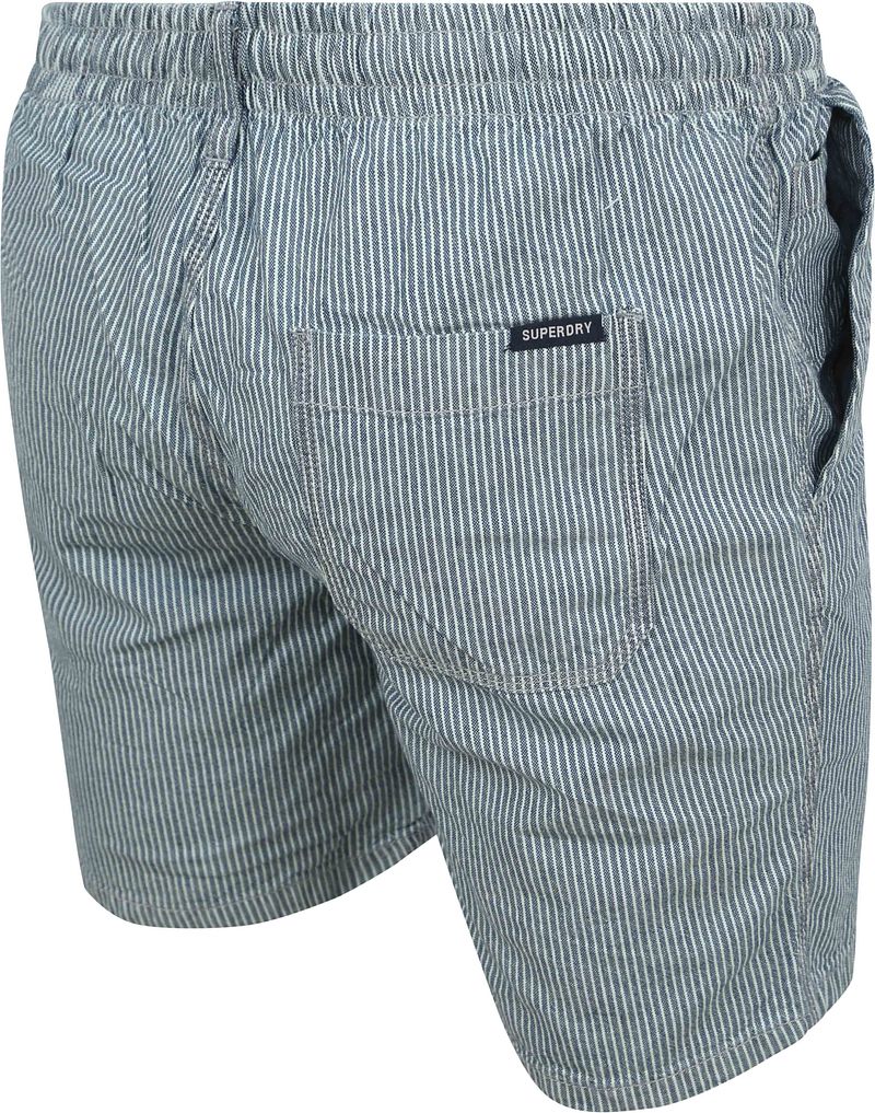 Superdry Short Streep Blauw