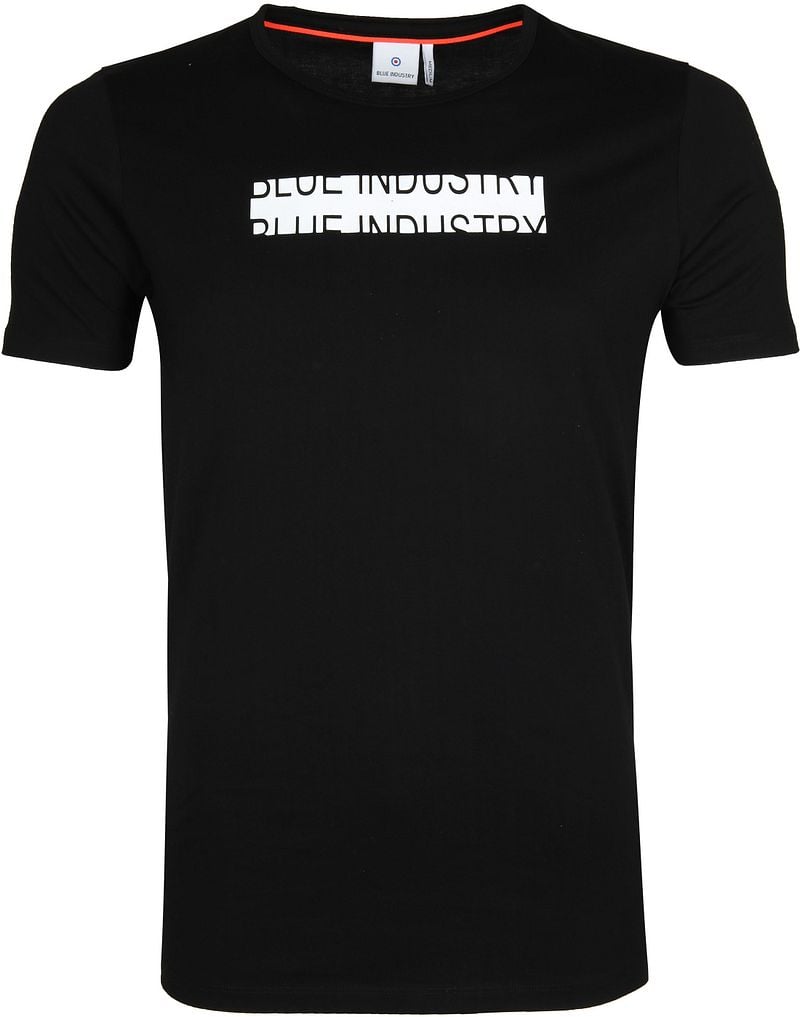 Blue Industry T-Shirt Logo Schwarz - Größe S günstig online kaufen