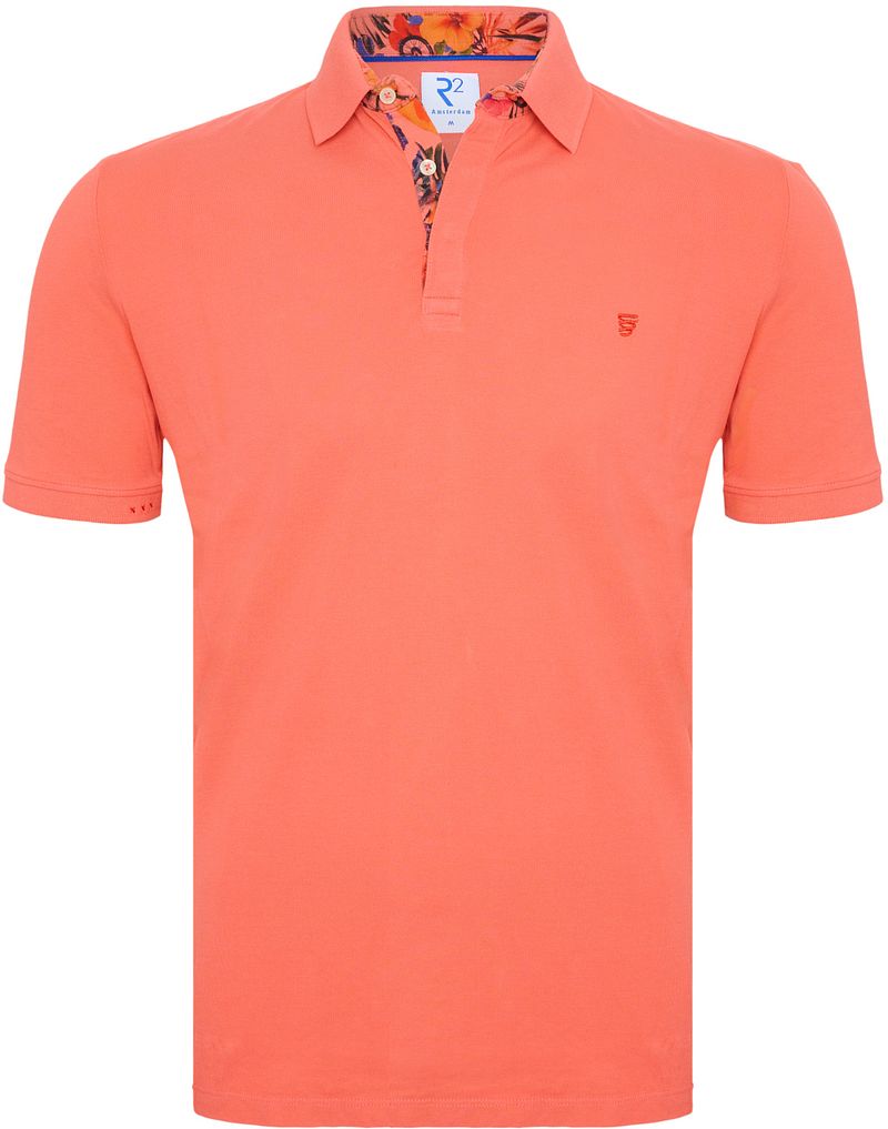 R2 Amsterdam Polo Piqué Oranje