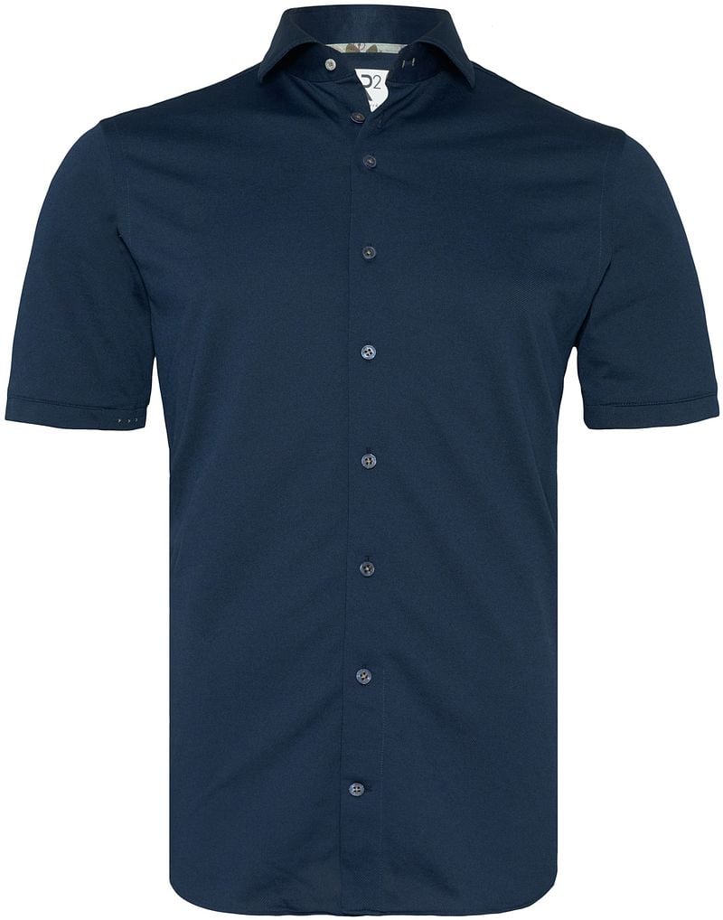R2 Japanese Knitted Hemd Shortsleeve Navy - Größe XL günstig online kaufen