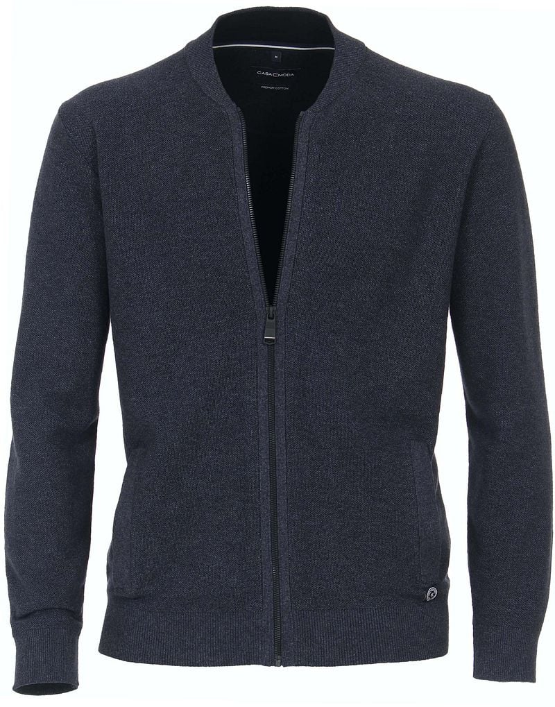 CASAMODA Cardigan – modischer Männer Cardigan mit Zip günstig online kaufen