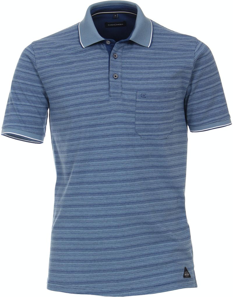 Casa Moda Polo Rayures Bleu taille M