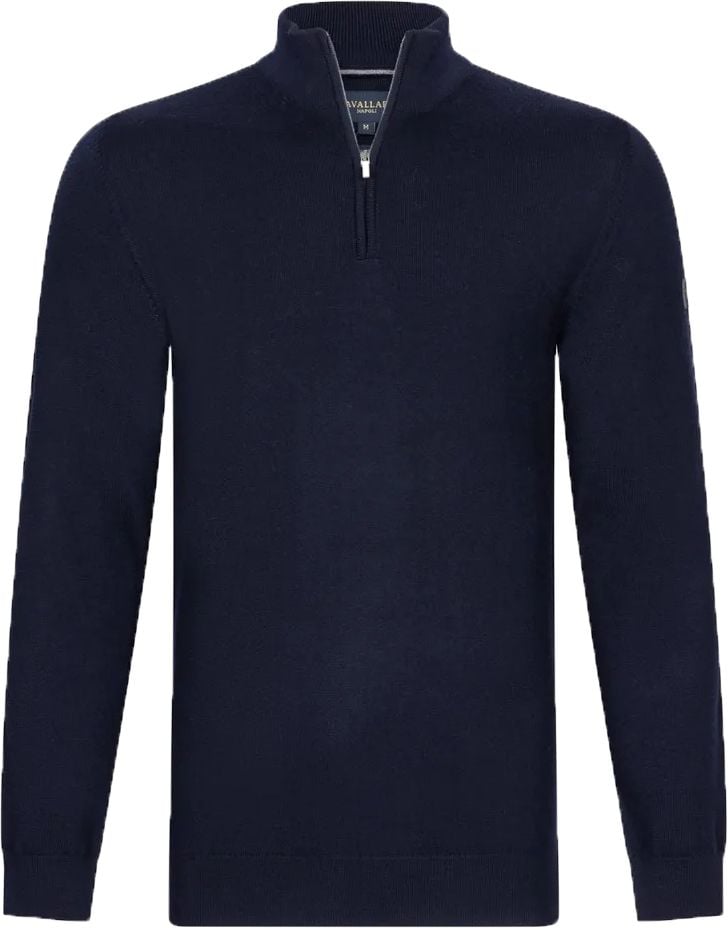 Cavallaro Merino Half-Zip Navy - Größe S günstig online kaufen