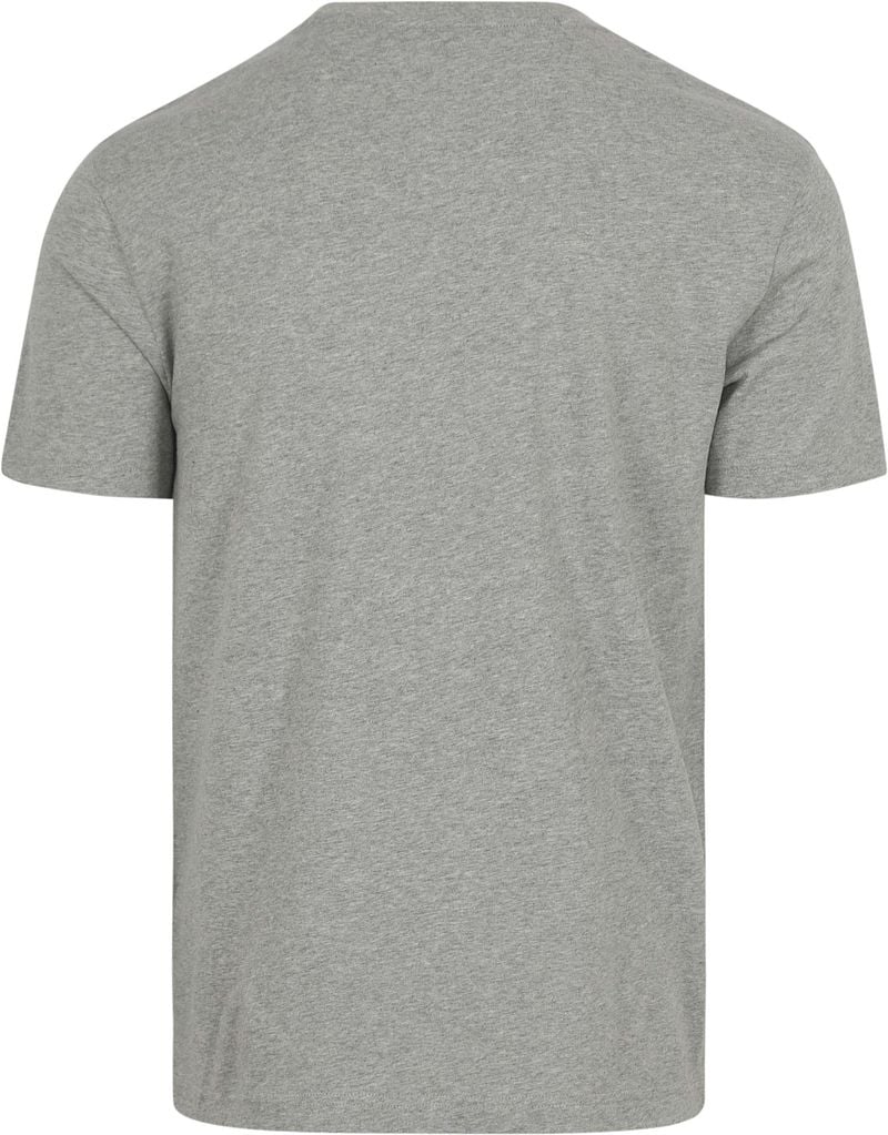 Gant T-shirt Logo Grau  - Größe M günstig online kaufen