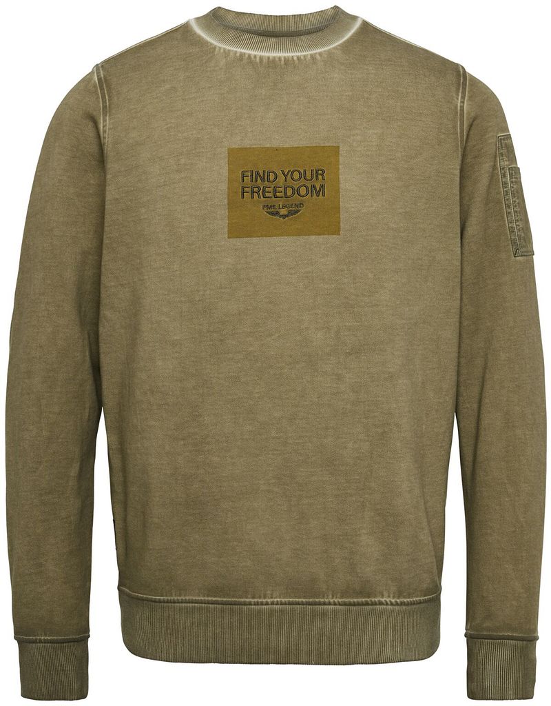 PME Legend Sweater Cold-Dye Vert foncé Vert taille M